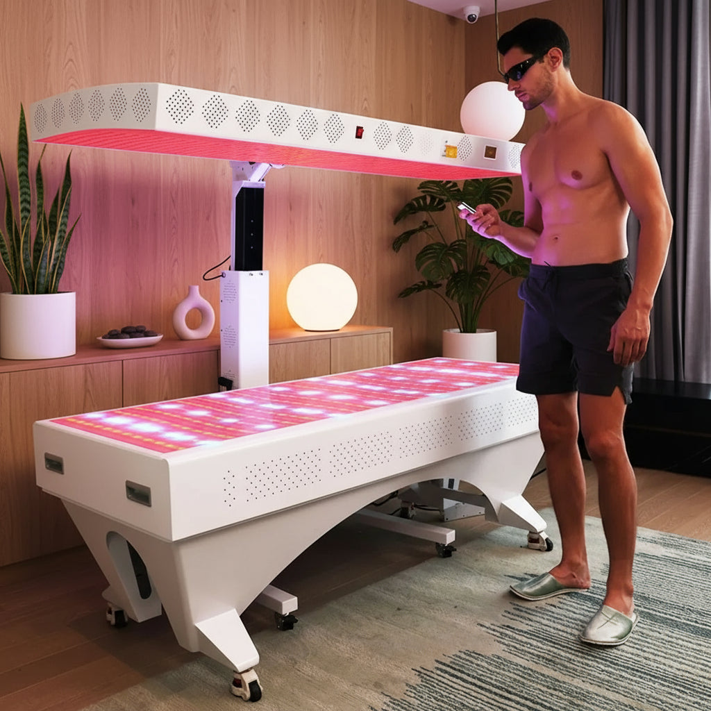 High-Intensity Red Light Therapy Bed for Clinics and Professionals