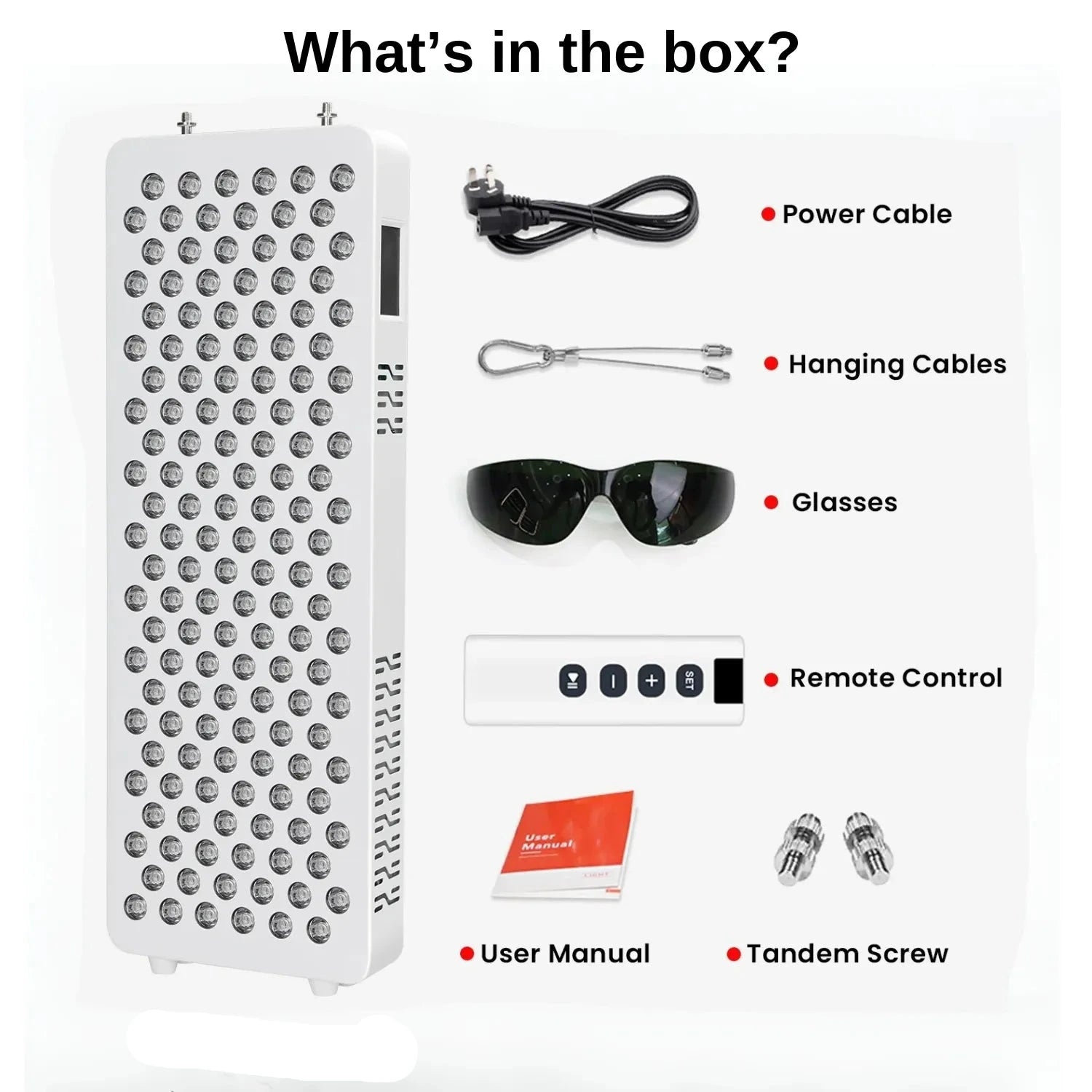 Air Relax Red Light Therapy Panel