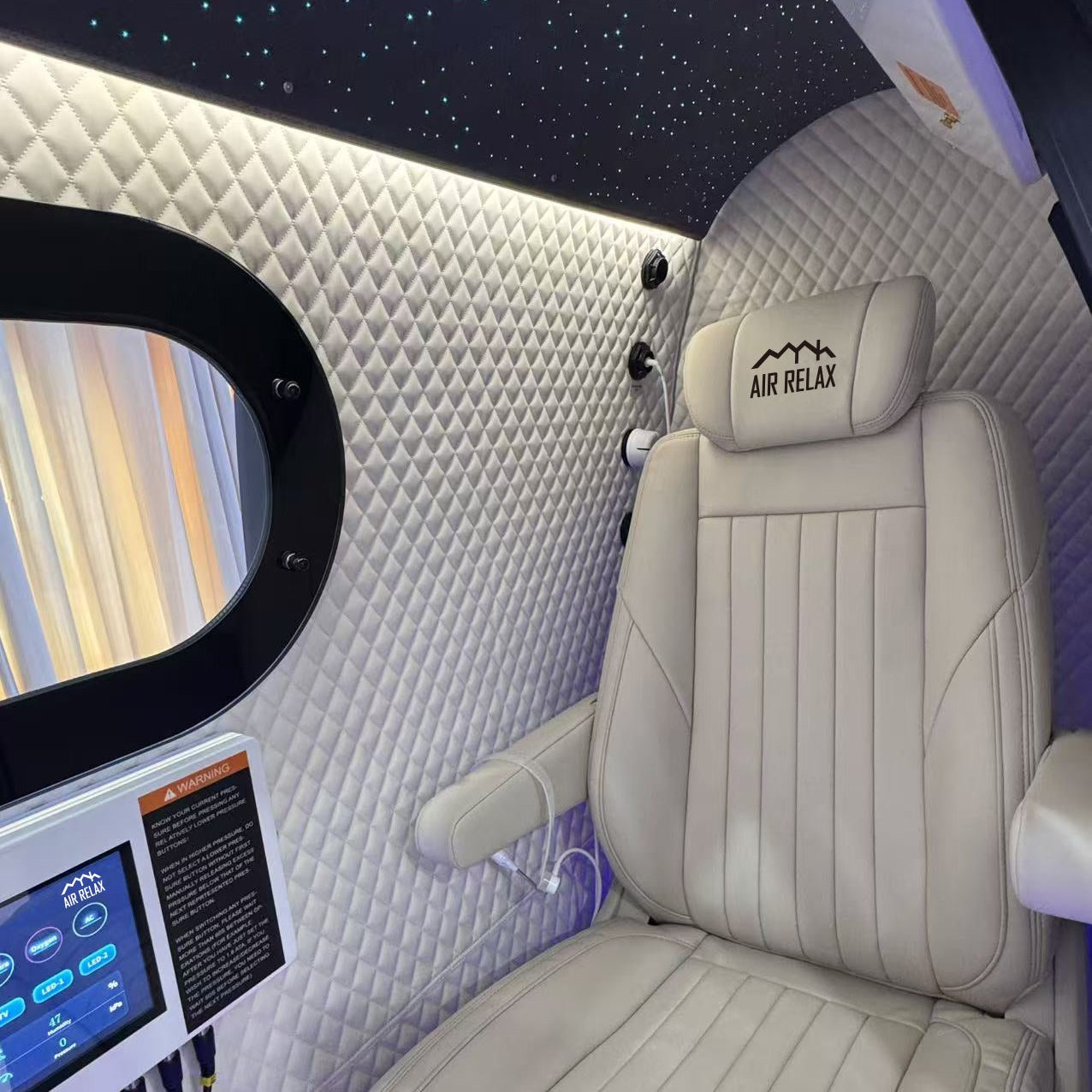 Hyperbarisk oksygen sittende kammer