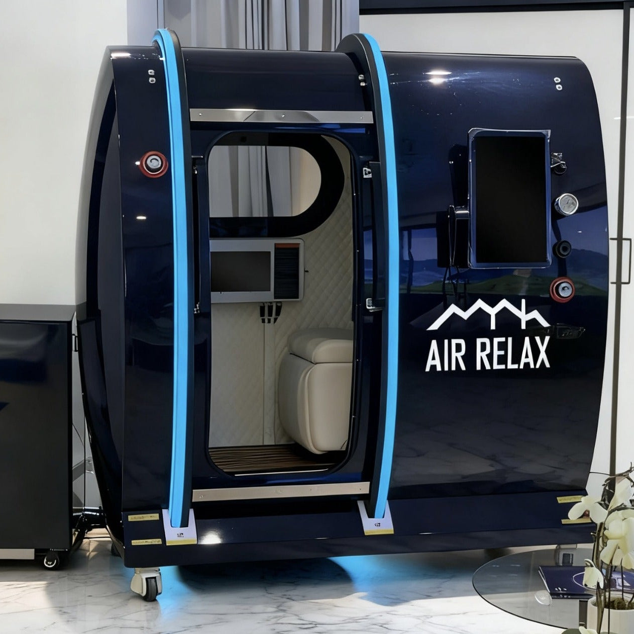 Hyperbarisk oksygen sittende kammer