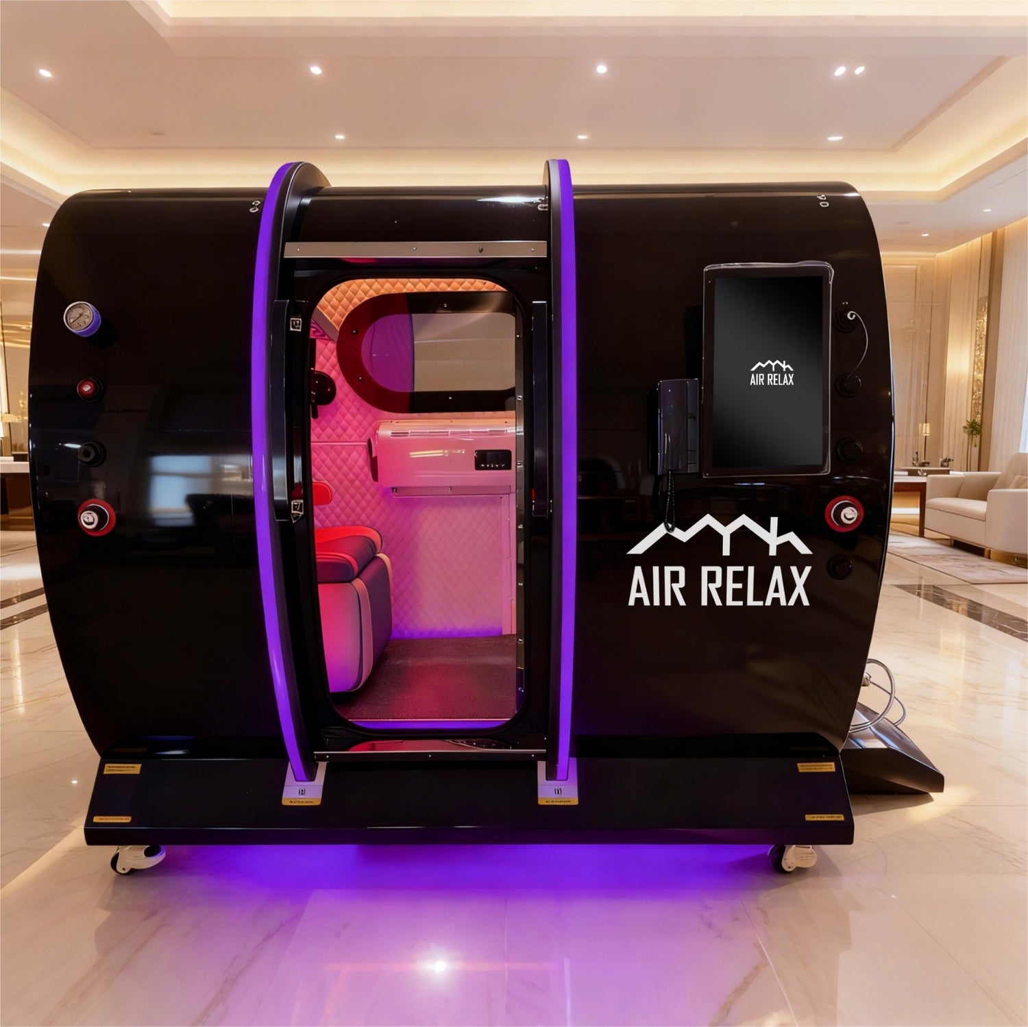 Hyperbarisk oksygen sittende kammer