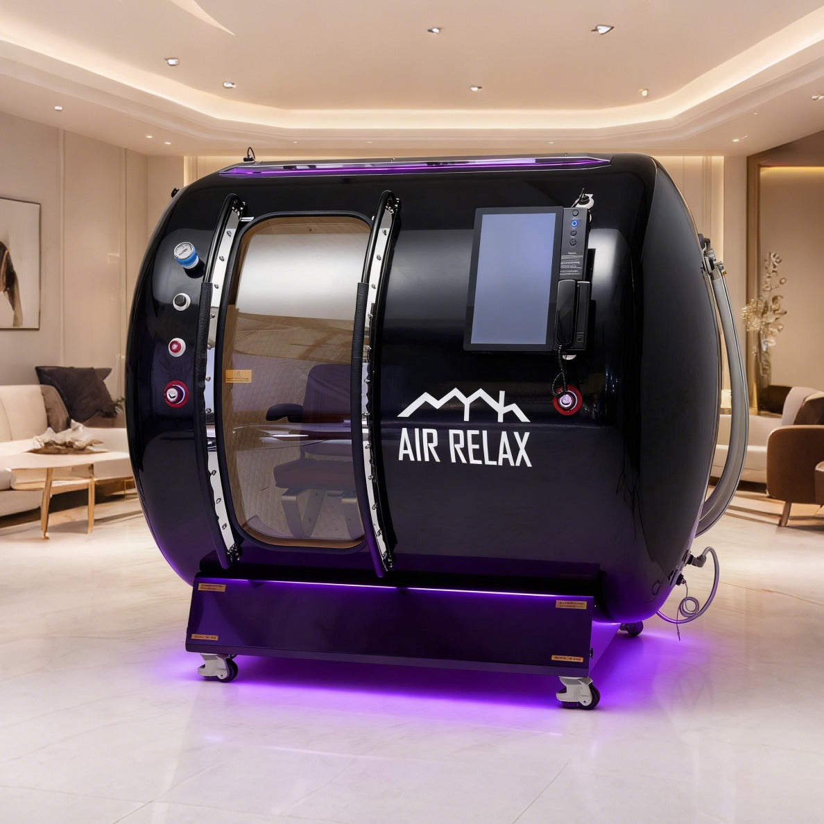 Hyperbarisk oksygen sittende kammer