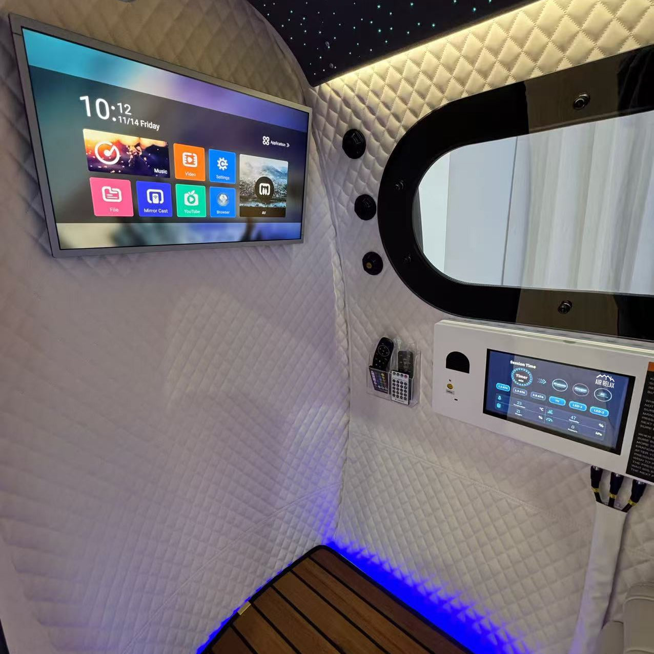 Hyperbarisk oksygen sittende kammer