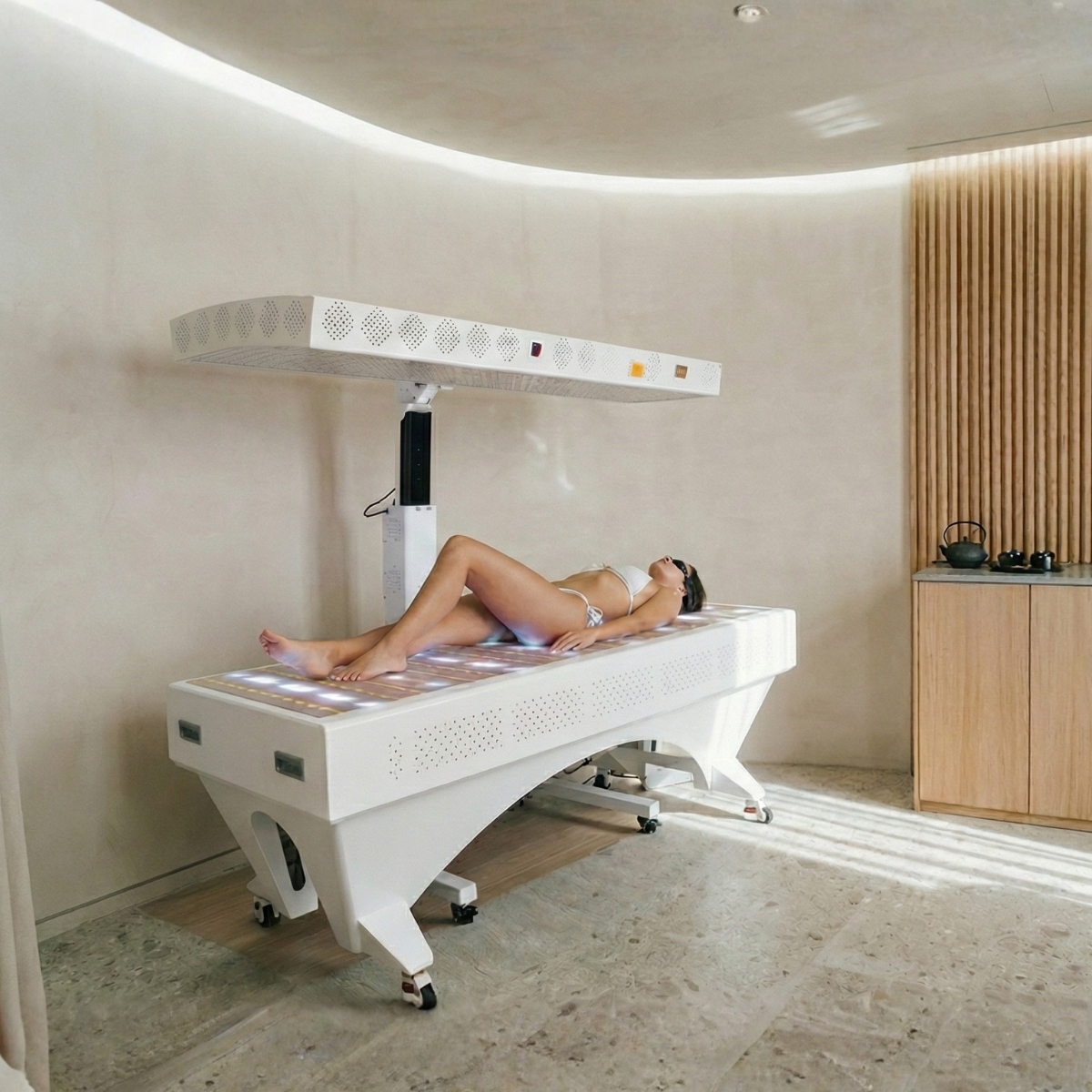 Rødt lys terapi seng