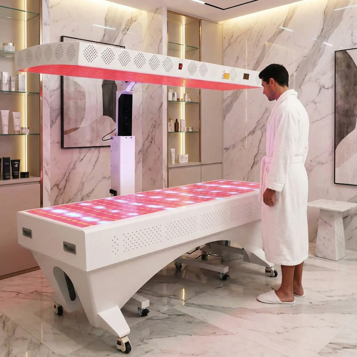 Rødt lys terapi seng