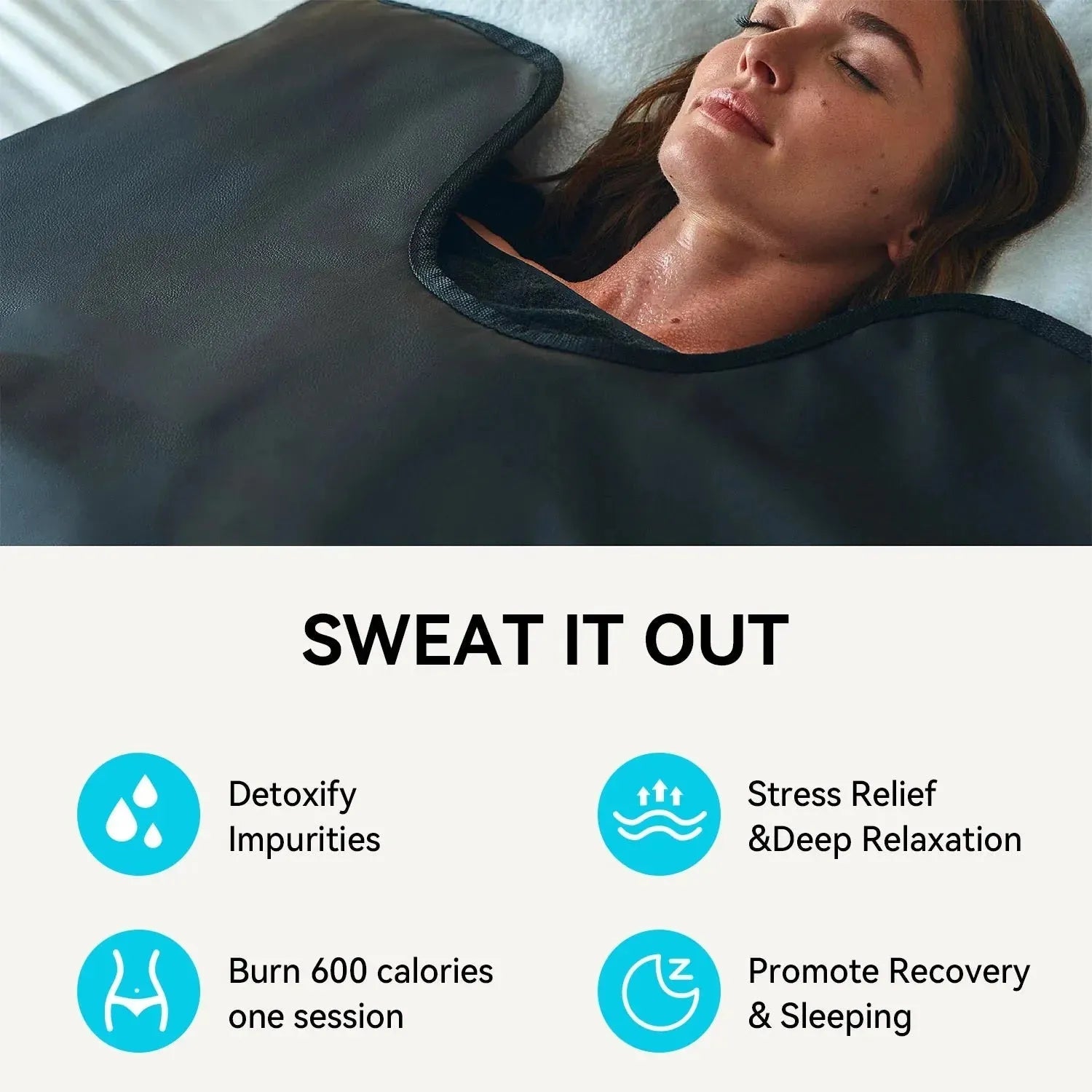 Infrared Sauna Blanket With Optional Cotton Towel Insert