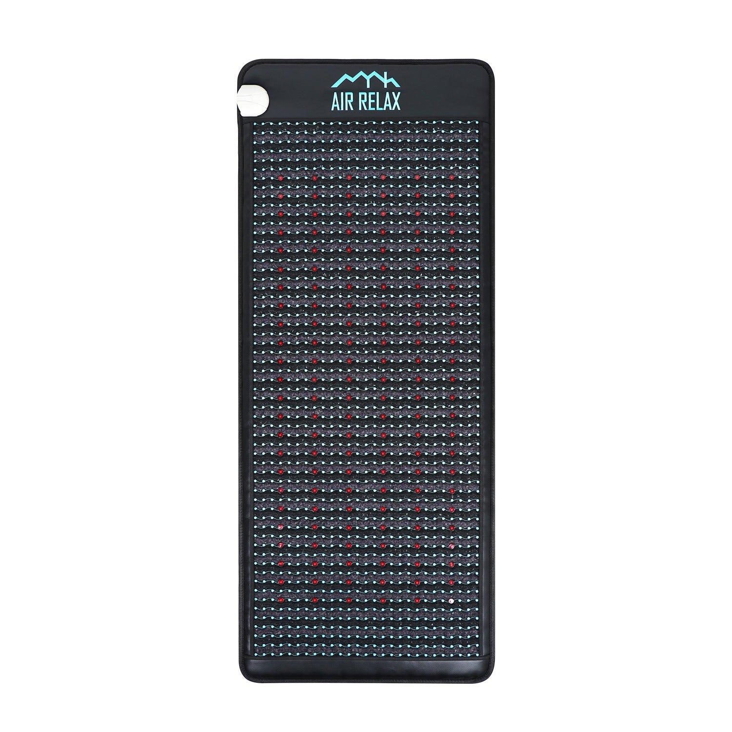 PEMF mat with red light therapy lights and featuring 'AIR RELAX' branding.